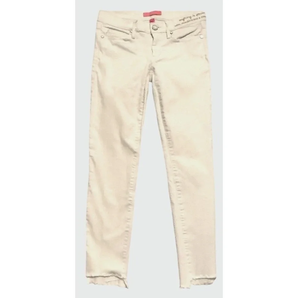 Lilly Pulitzer South Ocean Jeans Sz 2 Frayed Raw Hem Preppy‎ Y2K